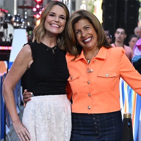 <p>NDZ/Star Max/GC Images</p> Savannah Guthrie and Hoda Kotb