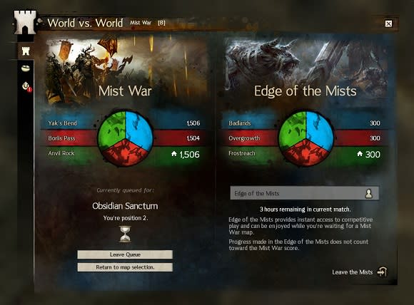 Edge of the Mists WvW UI