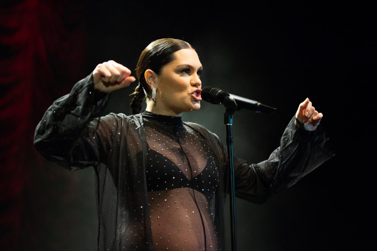 LONDON, ENGLAND - FEBRUARY 28: Jessie J performs at O2 Shepherd's Bush Empire on February 28, 2023 in London, England. (Photo by Joseph Okpako/WireImage)