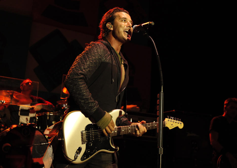 FILE - Musician Gavin Rossdale performs during the Grammy Celebration Concert Tour presented by T-Mobile Sidekick in Los Angeles on Thursday, April 9, 2009. Rossdale released, “Loaded: The Greatest Hits 1994-2023,” a 21-song set that includes such Bush classics as “Glycerine,” “Machinehead,” “Comedown” and “Everything Zen.”(AP Photo/Matt Sayles, File)