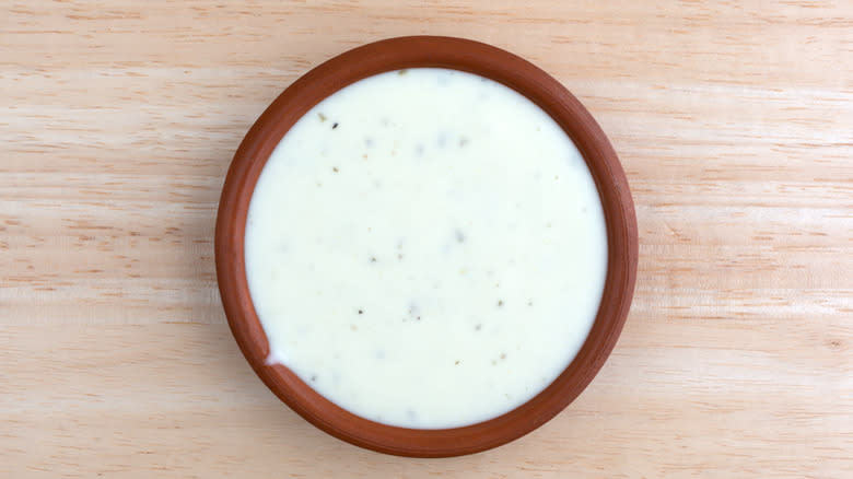 bowl of ranch dressing