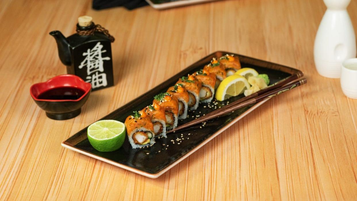 The Milwaukee Roll is among the items at the sushi bar at Potawatomi Hotel & Casino's RuYi restaurant.