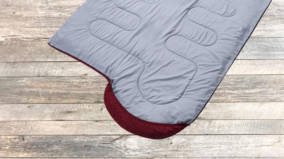 Campers adore this Oaskys sleeping bag for its comfy material and being able to keep them warm when sleeping.