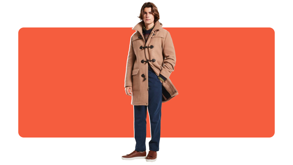 When the weather can’t make up its mind, a duffle coat can keep you warm and dry.
