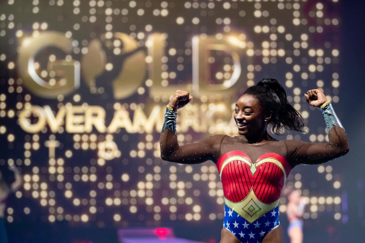 Olympic gymnast Simone Biles will be the star in the Gold Over America Tour later this year.