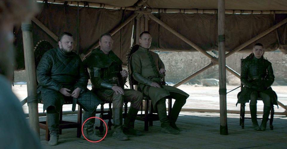 <p>Move over “Game of Thrones” coffee cup and make way for “Game of Thrones” water bottles! Two weeks after viewers spotted a stray cup sitting in front of Daenerys Targaryen, two different water bottles were seen on screen during a pivotal scene in the series finale that aired on Sunday night. When Tyrion Lannister stood […]</p> <p>The post <a rel="nofollow noopener" href="https://theblast.com/game-of-thrones-water-bottle-finale/" target="_blank" data-ylk="slk:‘Game of Thrones’ Finale Screwup: Not One, But TWO Water Bottles!;elm:context_link;itc:0;sec:content-canvas" class="link ">‘Game of Thrones’ Finale Screwup: Not One, But TWO Water Bottles!</a> appeared first on <a rel="nofollow noopener" href="https://theblast.com" target="_blank" data-ylk="slk:The Blast;elm:context_link;itc:0;sec:content-canvas" class="link ">The Blast</a>.</p>