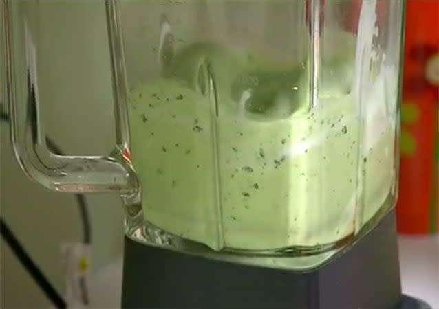 Unfortunately, it is not just kale in that 'healthy' smoothie. Photo: 7 News