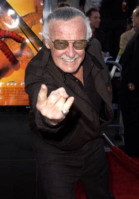 Stan Lee at the LA premiere of Columbia Pictures' Spider-Man