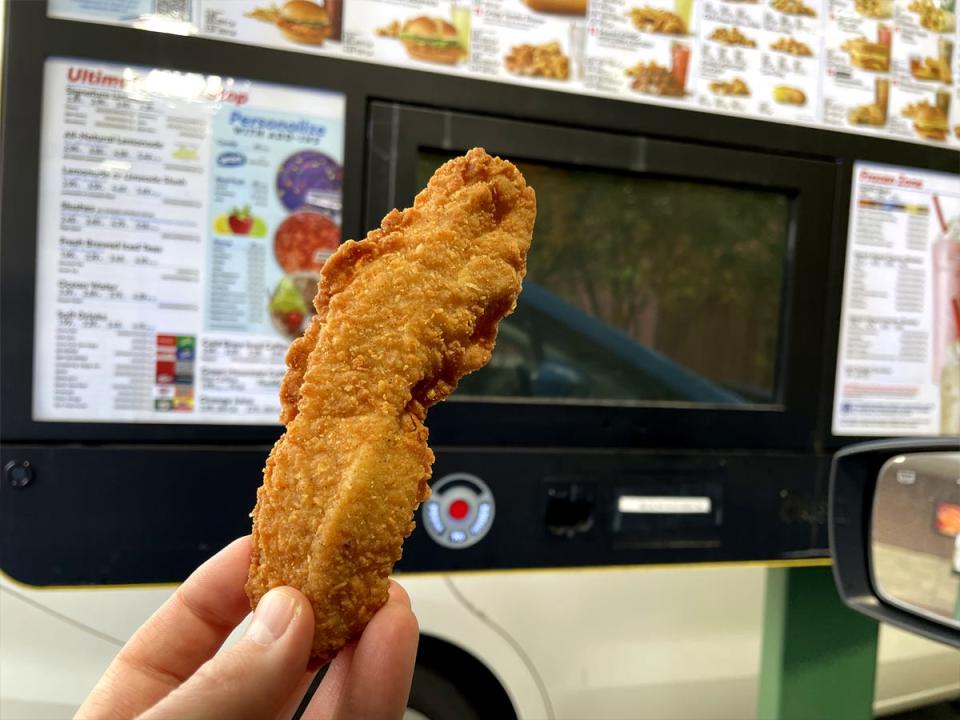 Chicken strip from Sonic.