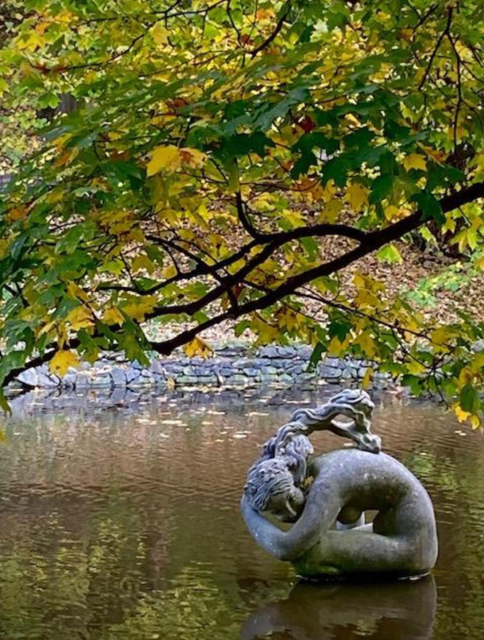 A scene from Stryskyy Park, one of the oldest parks in Lviv, Ukraine, which was built in the late 1900s.