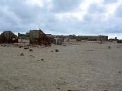 Dhanushkodi used to have a railway station, a small railway hospital, a higher secondary school, a post office, customs and port offices, temples and a church. Ferries between Dhanushkodi and Talaimannar in Sri Lanka transported travelers and goods across the sea. There were hotels, textile shops and inns (dharmashalas) for pilgrims and travelers.