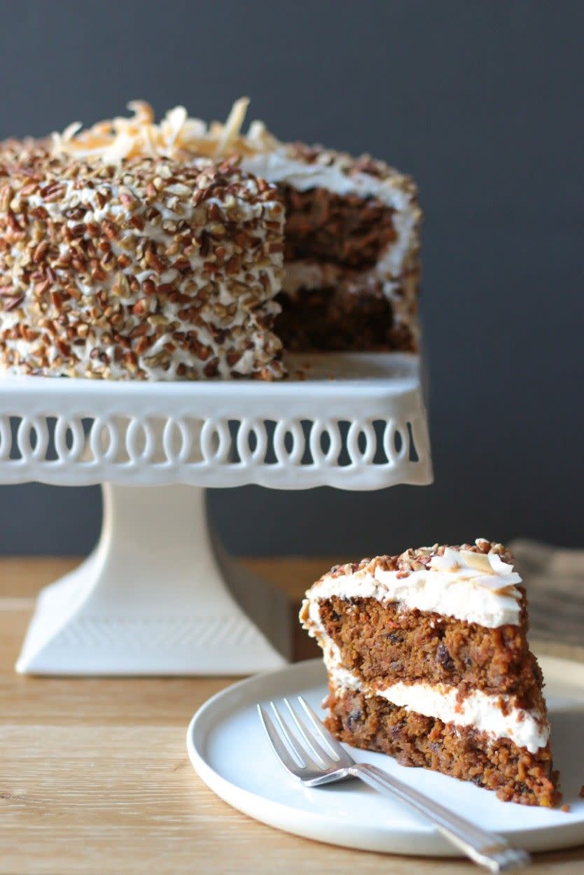 Soy-Free, Grain-Free Vegan Carrot Cake