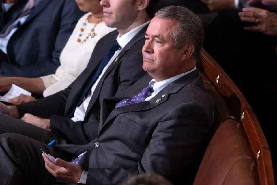 PHOTO: Republican Representative of Nebraska Don Bacon attends a second round of voting on the election of a new House Speaker, on the House floor in the US Capitol in Washington, D.C., on Oct. 18, 2023. (Michael Reynolds/EPA via Shutterstock)