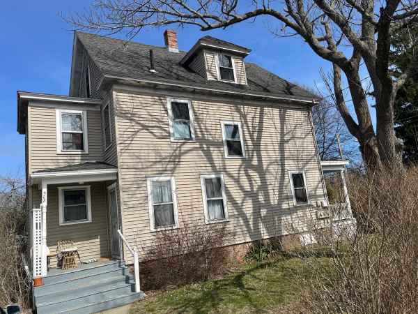 This property in downtown Portsmouth, located at the intersection of Richards Avenue and South Street, was taken by the city by tax deed and may be auctioned off.