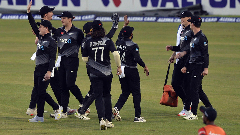 New Zealand's move to withdraw from their tour of Pakistan just hours before the first ODI was scheduled to start has been an unpopular move with the nation's cricket fans. (Photo by MUNIR UZ ZAMAN/AFP via Getty Images)