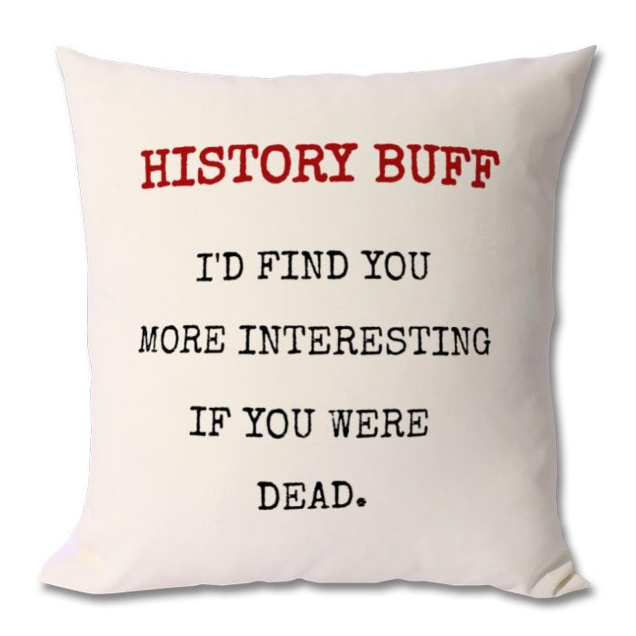 History Buff Pillow