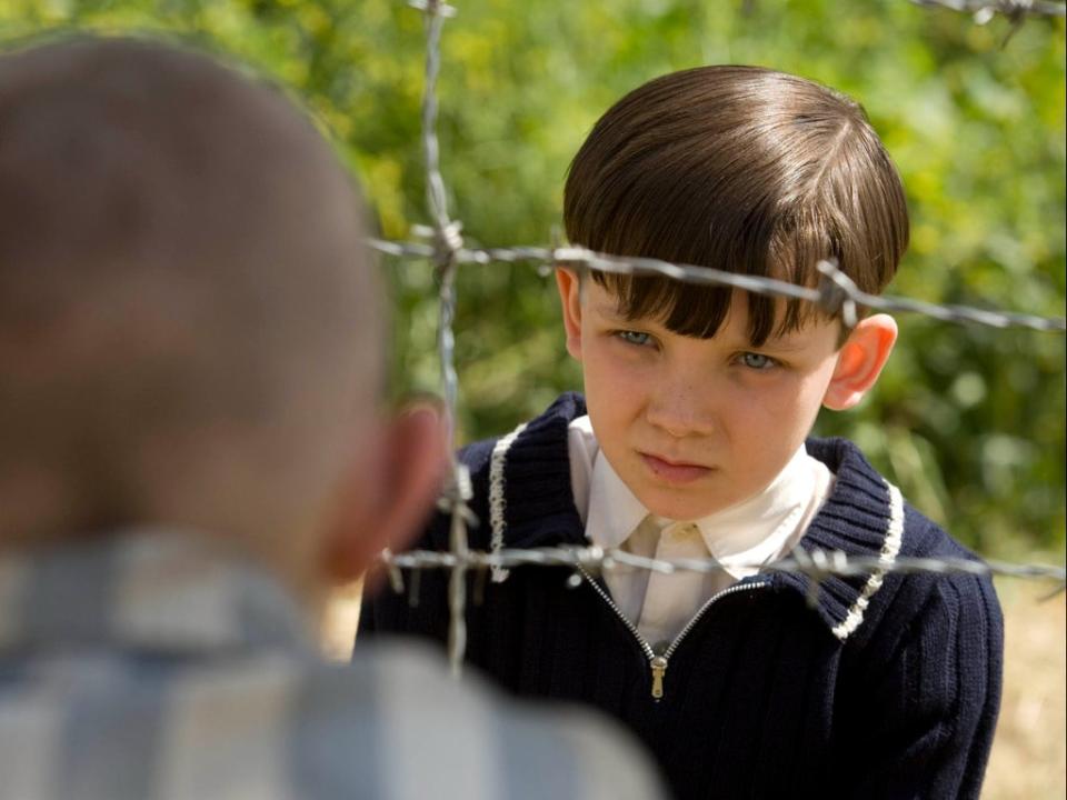 Jack Scanlon and Asa Butterfield in ‘The Boy in the Striped Pyjamas’ (Disney)