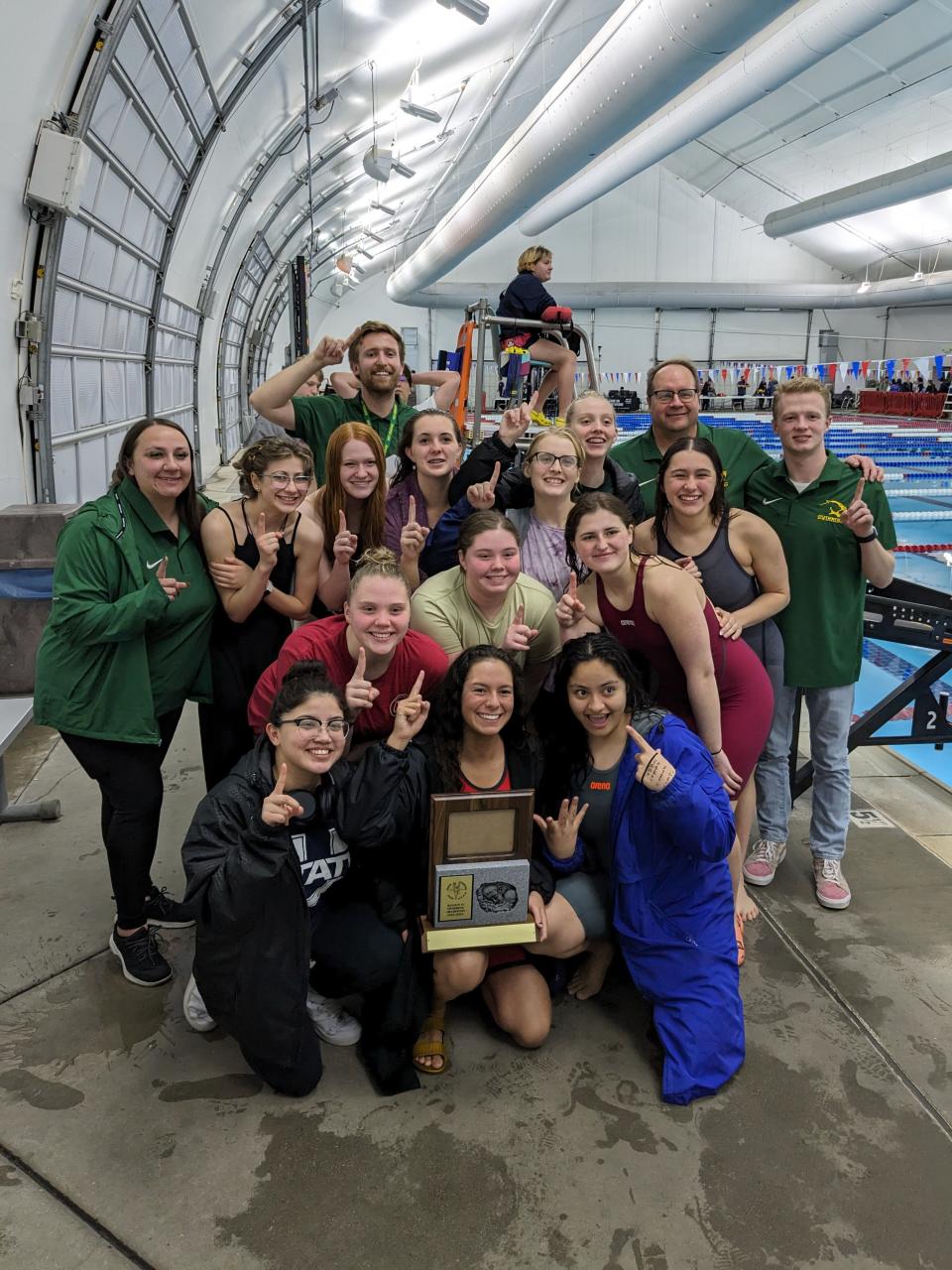 Kearns High School’s girls swimming team won the Region 4 championship at Kearns Aquatics Center on Friday. | Provided by Kearns