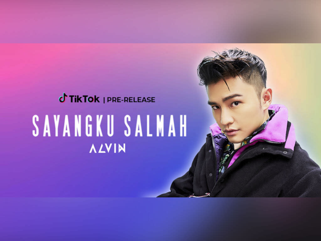  Alvin Chong's new single, "Sayangku Salmah", got an early release on TikTok.