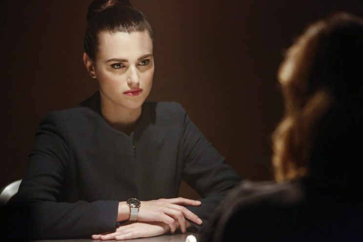 Katie McGrath as Lena Luthor (Credit: Cate Cameron/The CW)