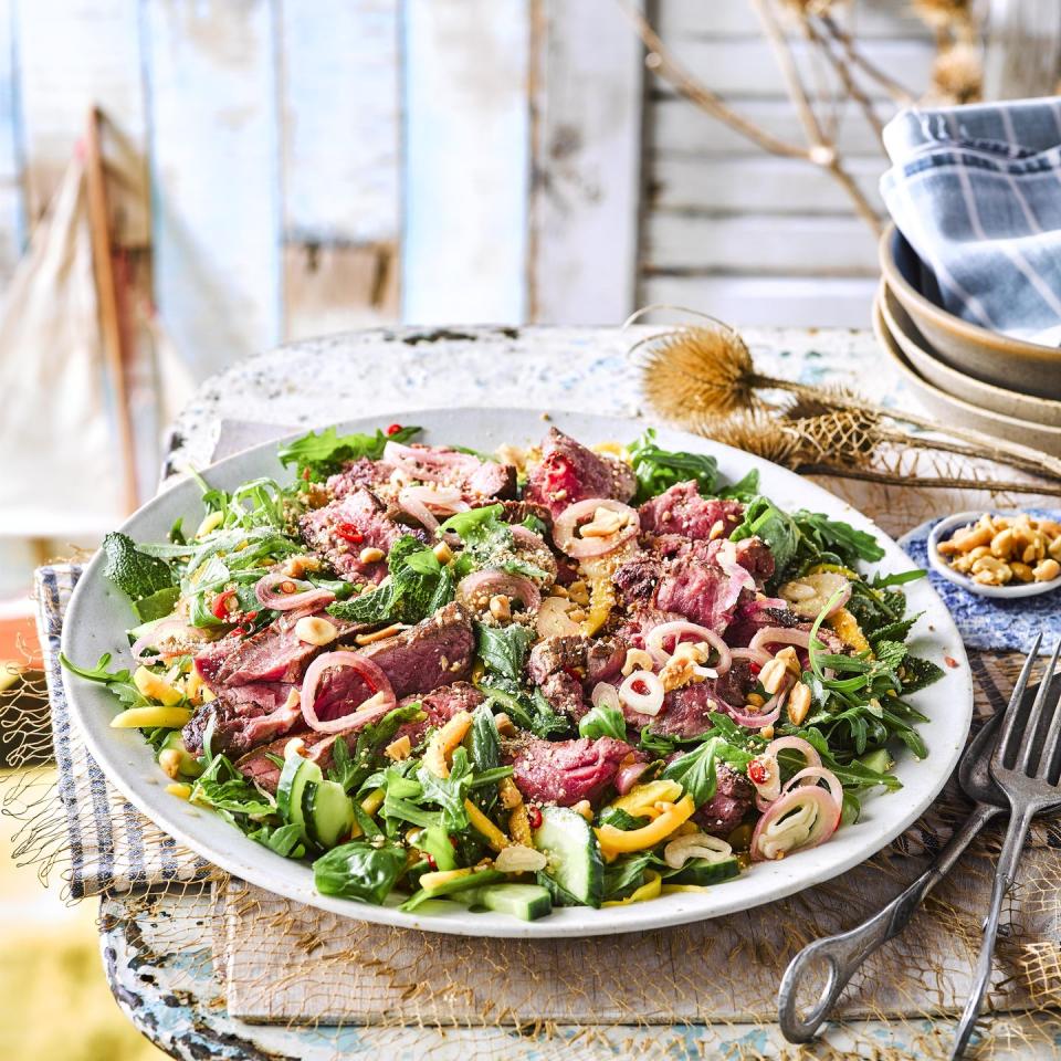 Spicy Thai beef salad