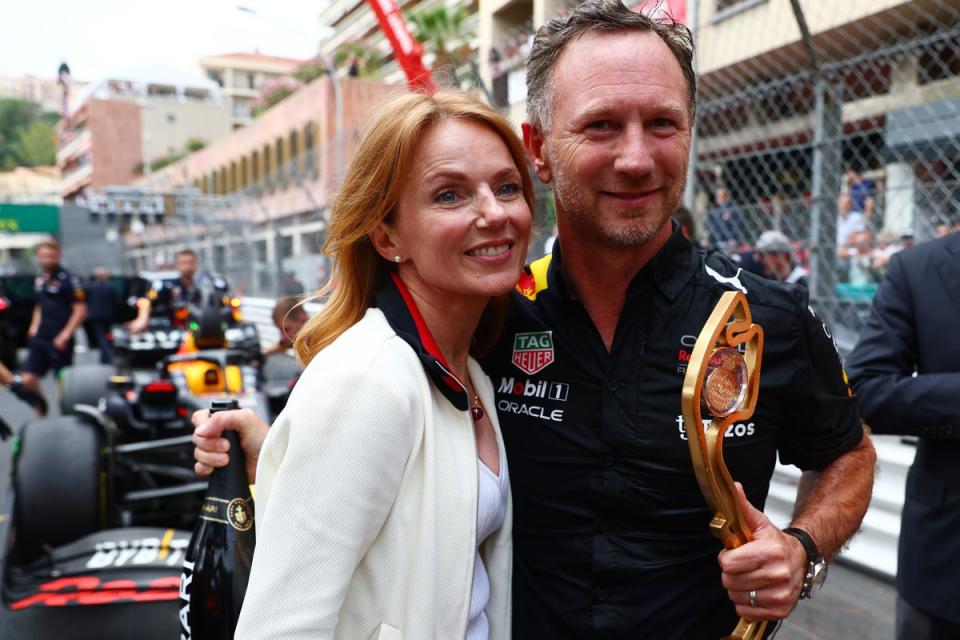 Horner is married to Spice Girl pop star Geri Halliwell (Getty Images)