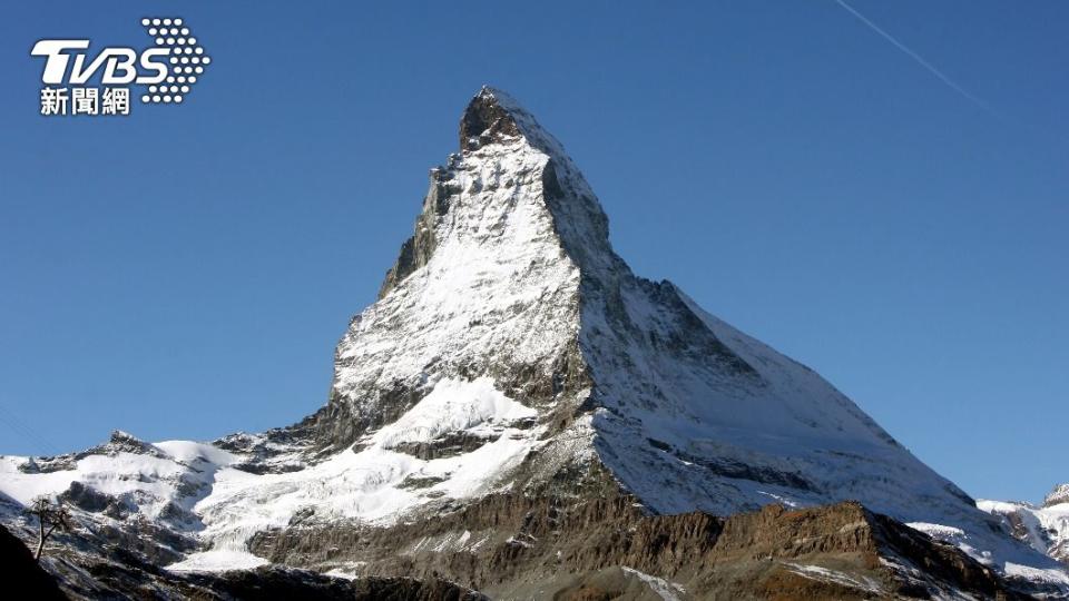 馬特洪峰是阿爾卑斯山脈中最著名的山峰。（圖／達志影像美聯社）