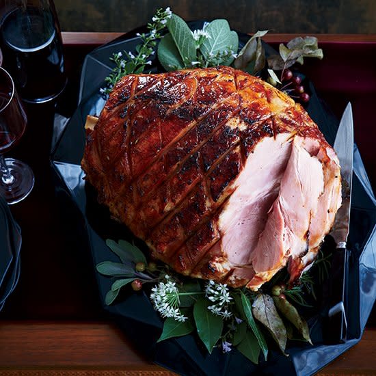 Honey-Bourbon-Glazed Ham