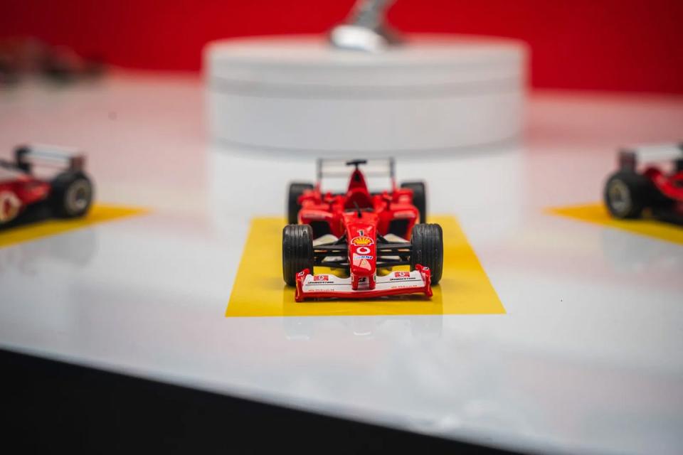 47 piece ferrari f1 model collection