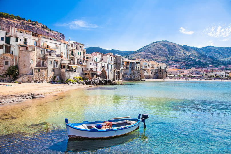 Front de mer de Cefalù, 26 novembre 2015.