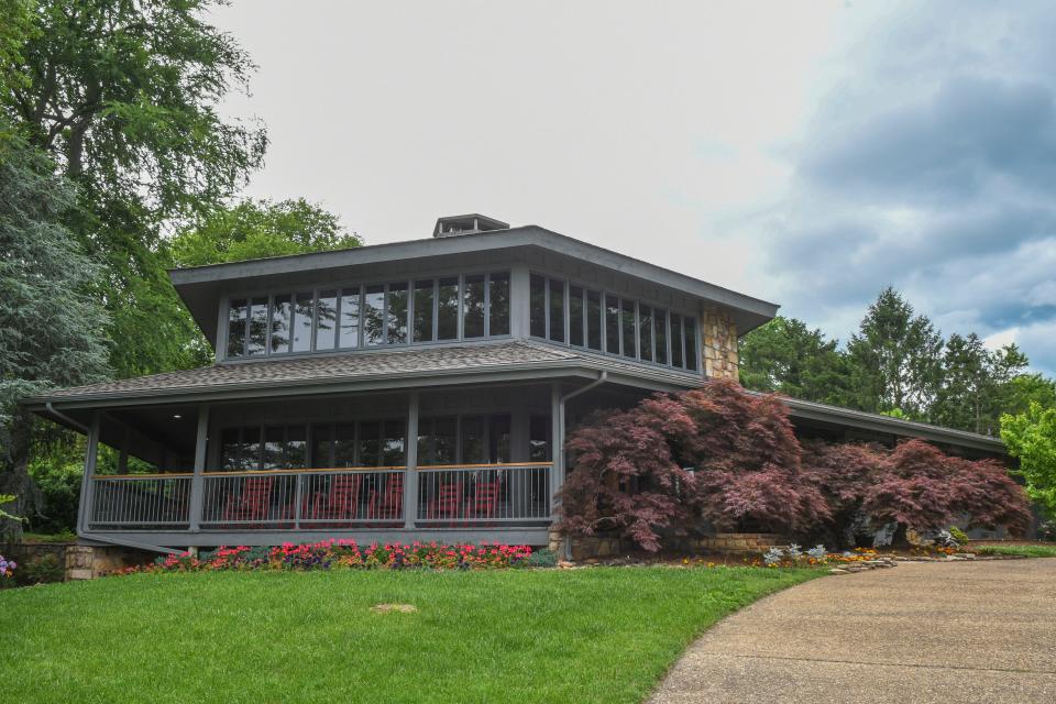 This midcentury modern house at 404 Sixth Street in Newport was designed by Hubert Bebb, an architect of Knoxville's Sunsphere.