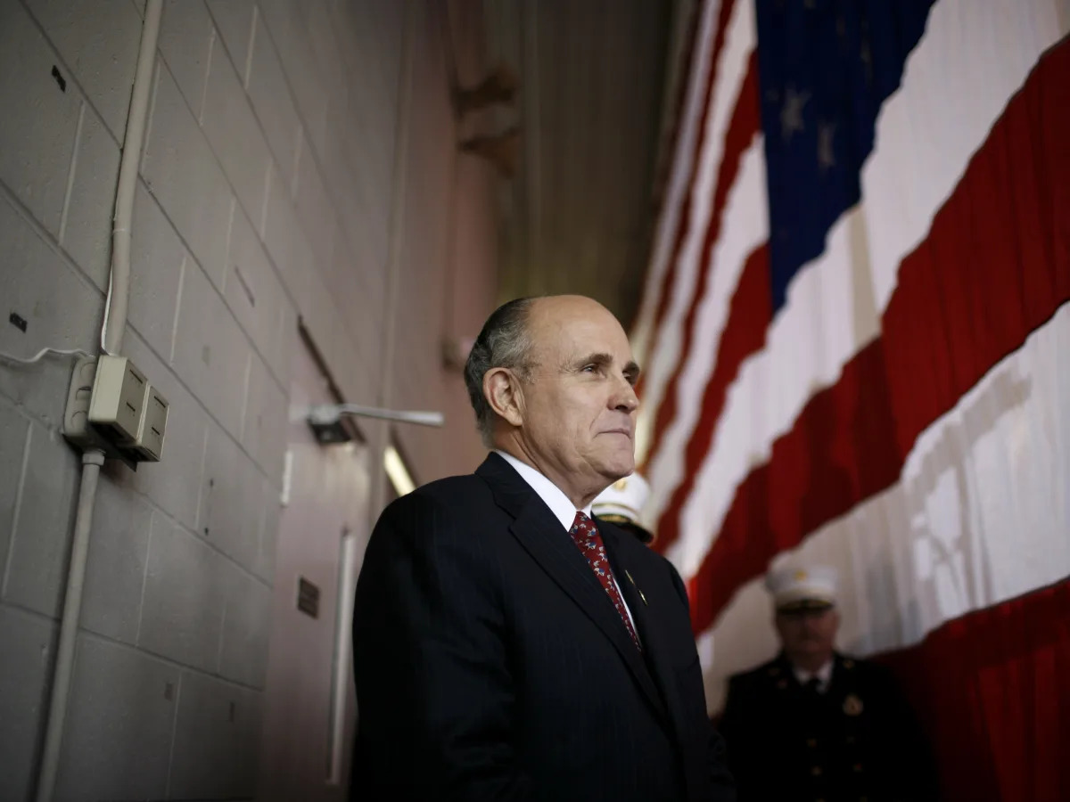 A judge says he will be 'forced' to give Rudy Giuliani jail time unless the form..