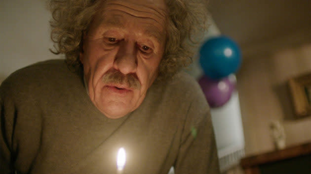 Geoffrey Rush as Albert Einstein in "Genius"