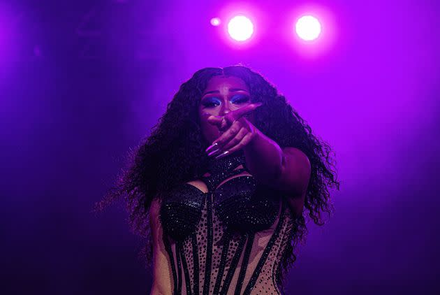 Megan Thee Stallion performs at Ruisrock Festival 2022 at Ruissalo Island on July 10, 2022, in Turku, Finland. (Photo by Venla Shalin/Redferns)