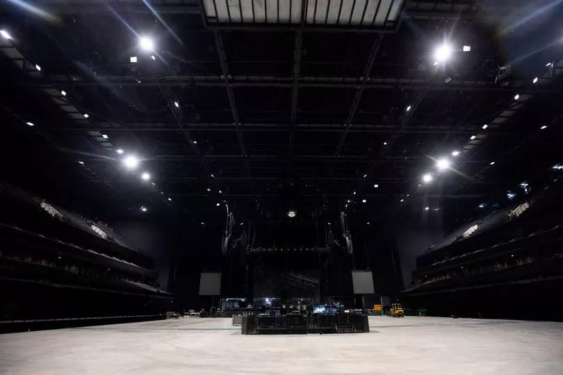 Inside the Co-op Live Arena which is ready to open on Tuesday, May 14, 2024 -Credit:Ryan Jenkinson | Manchester Evening News