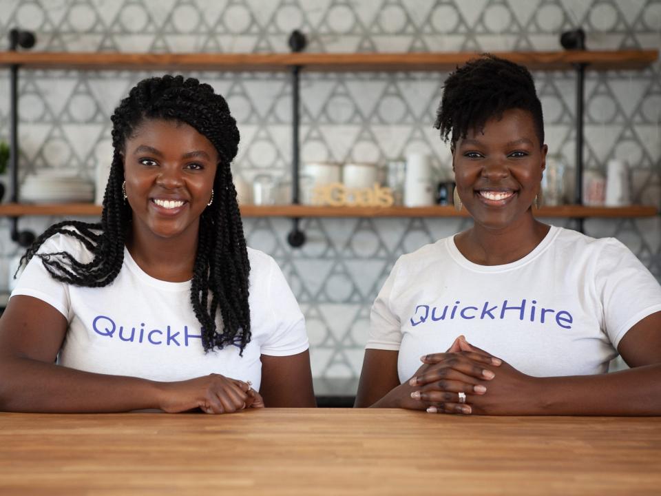 Prior to Quickhire, Gladney worked in communications at Koch Industries, while Muhwezi-Hall was a student advisor at the University of Southern California.