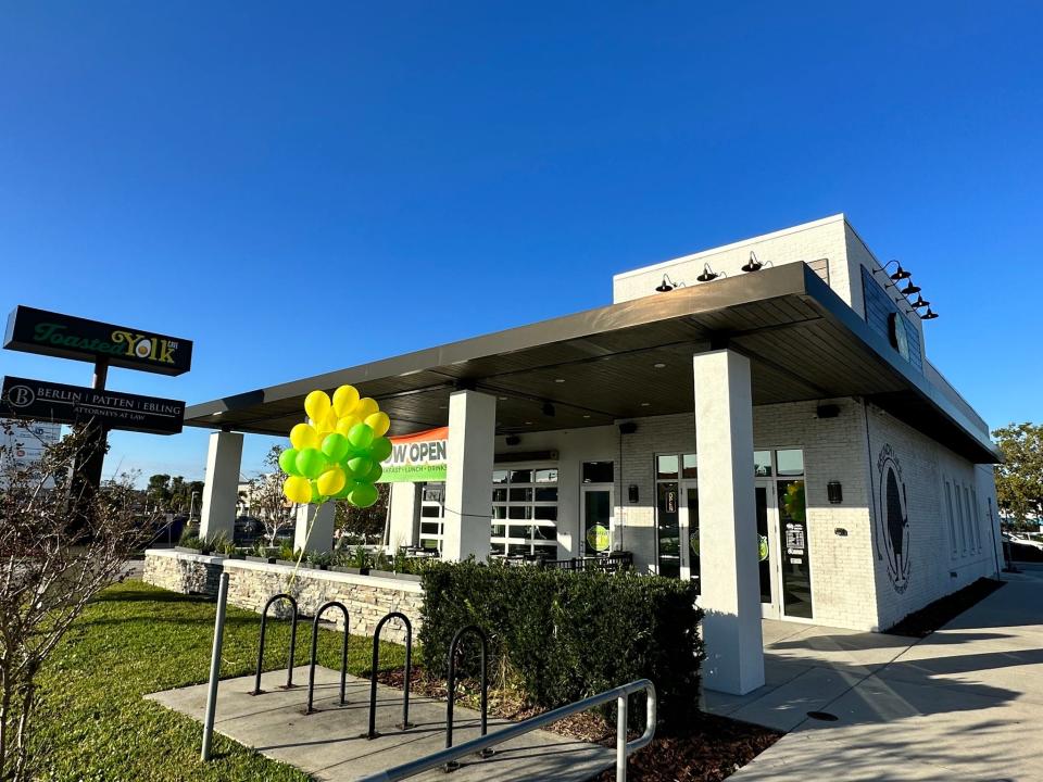 The Toasted Yolk Cafe is at 3750 S. Tamiami Trail in Sarasota.