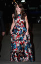 <p>The Duchess went for an unusually louder look for a dinner in London. Dressed in a floral silk gown by Erdem, she carried an Anya Hindmarch clutch and finished with suede Jimmy Choos. </p><p><i>[Photo: PA]</i></p>