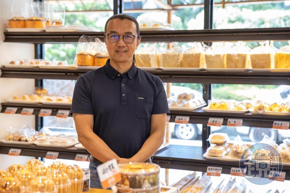 老闆高垂琮從小在傳統糕餅店長大，食品加工科畢業後，到老牌麵包店「綠灣」學西式烘焙和經營管理，知識、技術很全面。