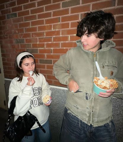 <p>Mason Disick/Instagram</p> Mason Disick and his sister Penelope, 11, in a photo he posted on his new Instagram account.