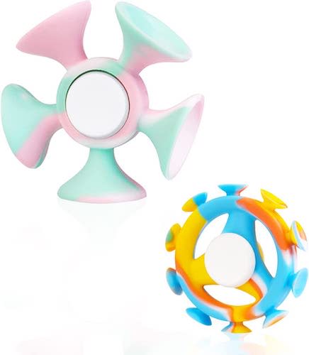Soft Silicone Dart Suction Cup Spinner Toy