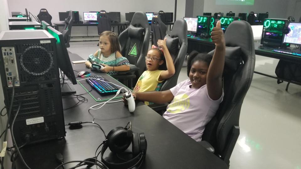 Little eLeague, a competitive team gaming league in Jacksonville, encourages youth to get out of their rooms and play together in real life.