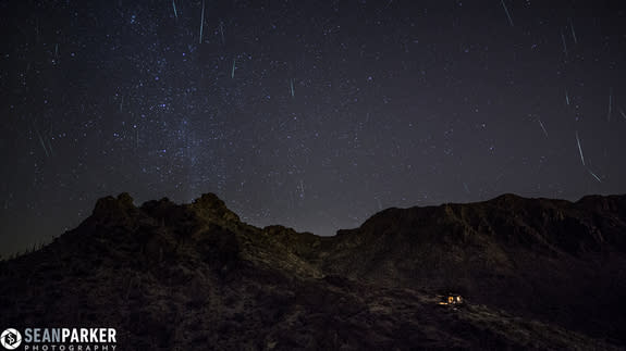 Stunning Geminid Meteor Shower Wows Skywatchers: Photos