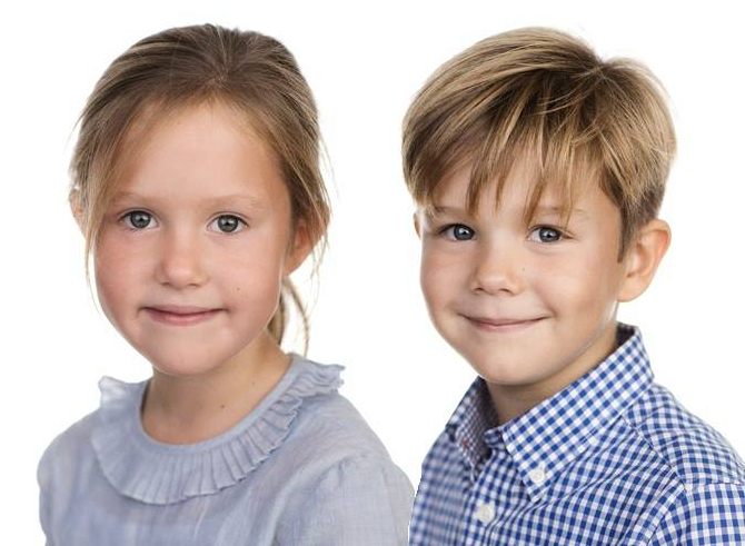 The twins have turned seven - and they're looking more grown up than ever. Photo: kongehuset.dk