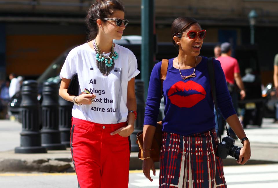 Leandra Medine and Tamu McPherson