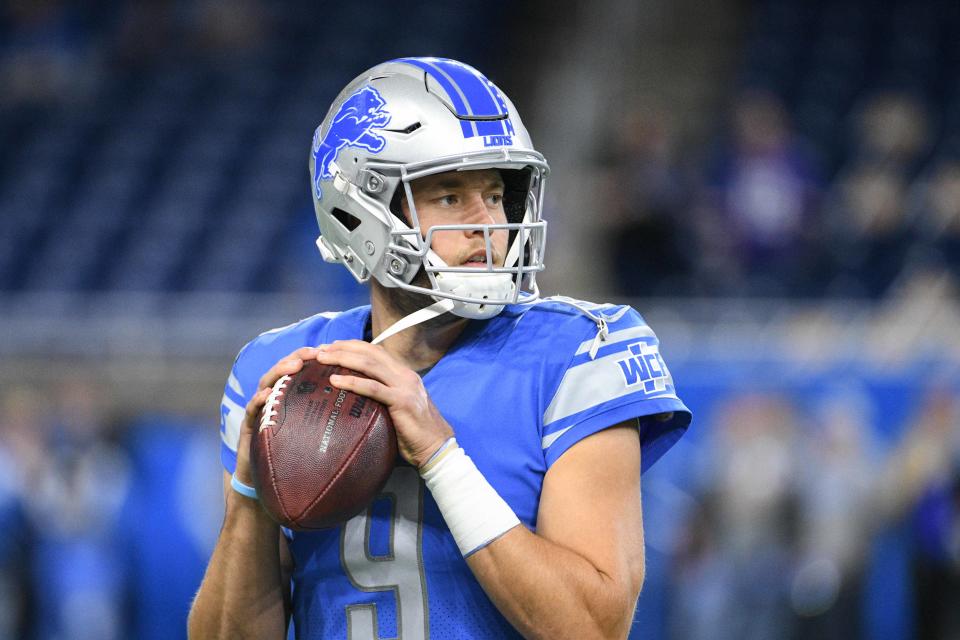 Matthew Stafford confirmed that he knew on Saturday that he wouldn't start, but wasn't ruled out to dress until Sunday. (Tim Fuller/USA Today)