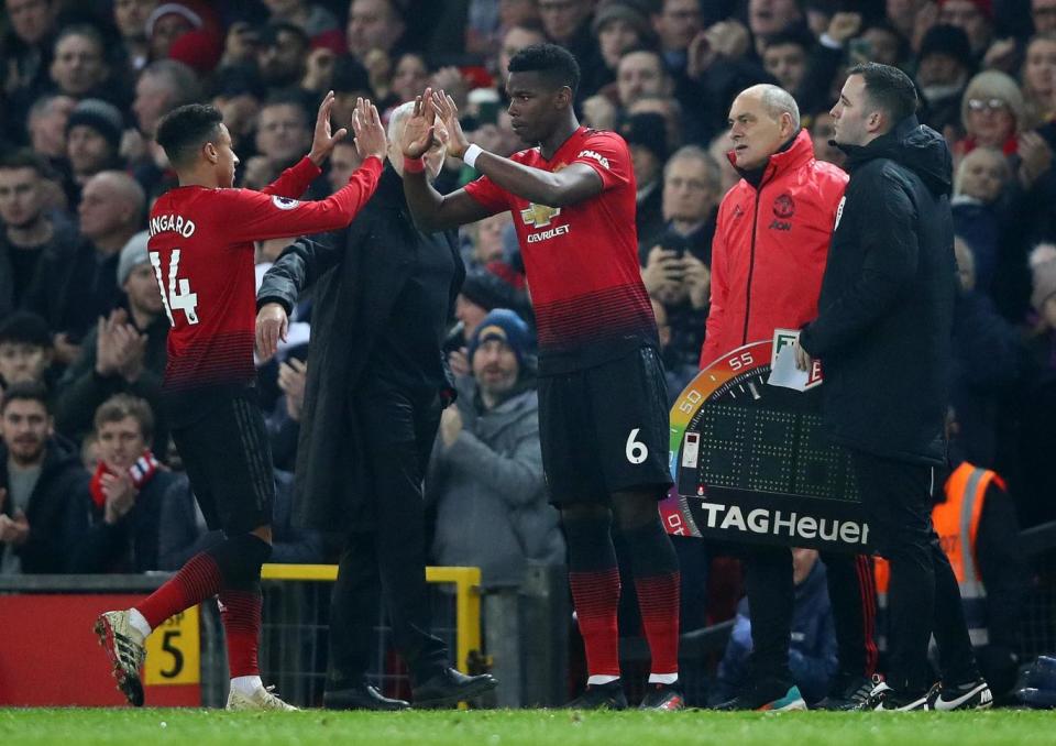 Pogba was left out of the starting XI. (Getty Images)