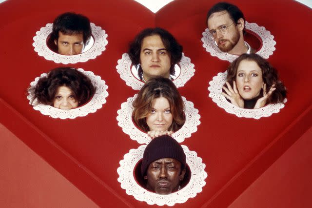 <p>NBC/NBCU Photo Bank via Getty</p> Some of the original 'Saturday Night Live' cast members