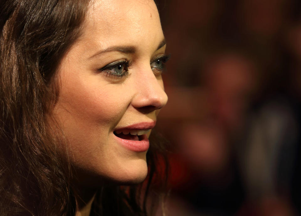 Marion Cottillard en Dior pour le Festival du film de Londres.