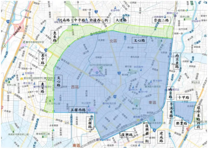 <p>▲台中市下週停水33小時，範圍遍及舊台中市8行政區，捷運路線以西大多為減壓區域。（圖／台中市政府提供，2023.09.12）</p>